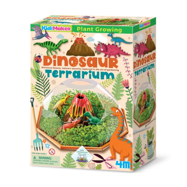 Crea Terrario Dinosaurios (Producto no incluye semillas ni compost)