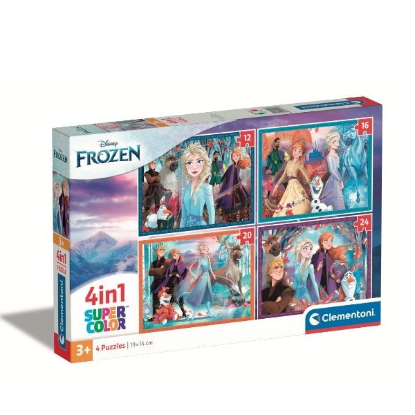 Puzzle 4 en 1 Frozen