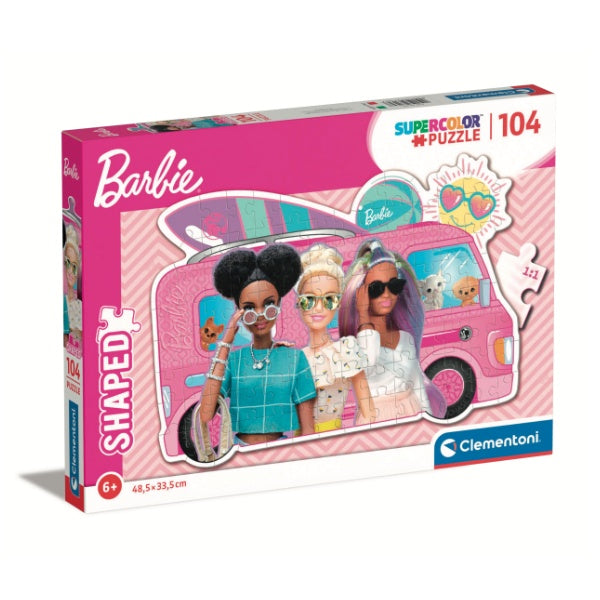 Puzzle 104 piezas Barbie Shaped