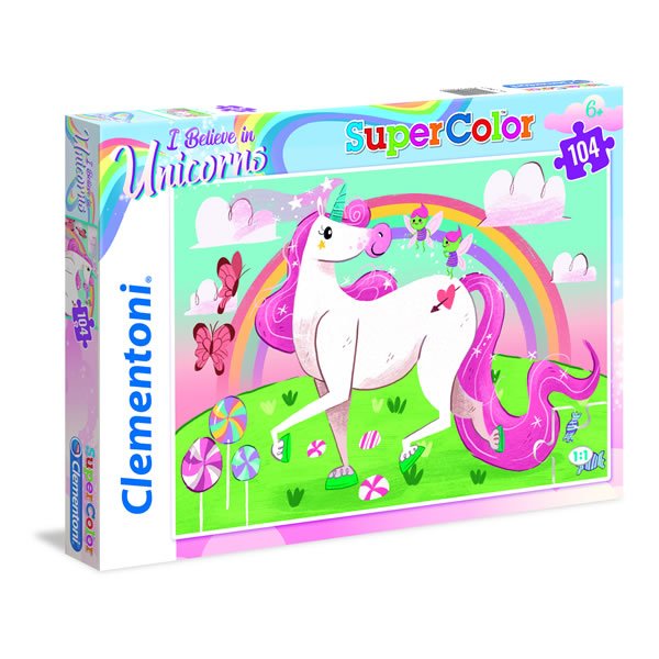 Puzzle 104 piezas Yo Creo en Unicornios